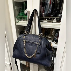 Coach leather hand bag